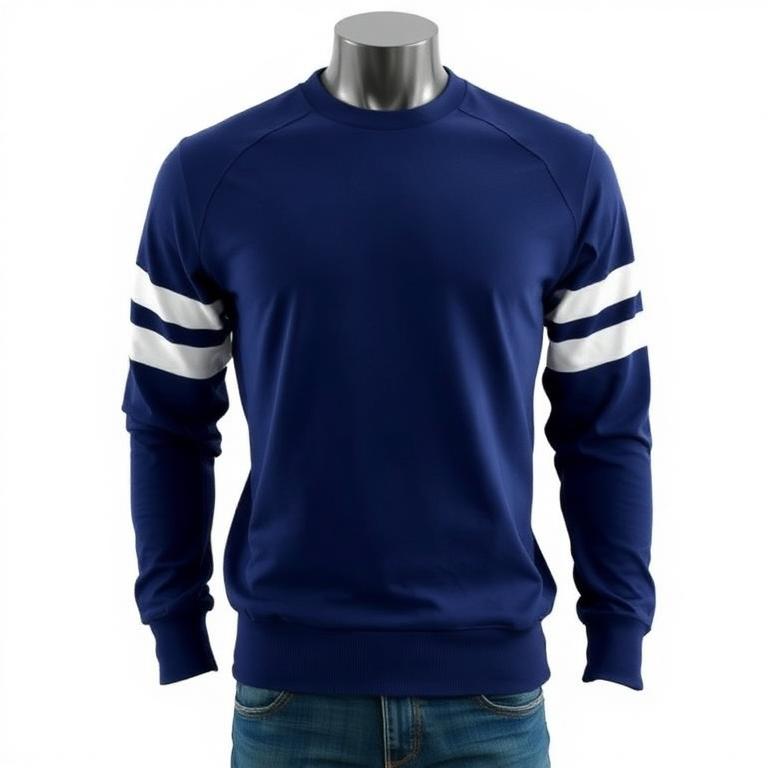 Varsity stripe sweat