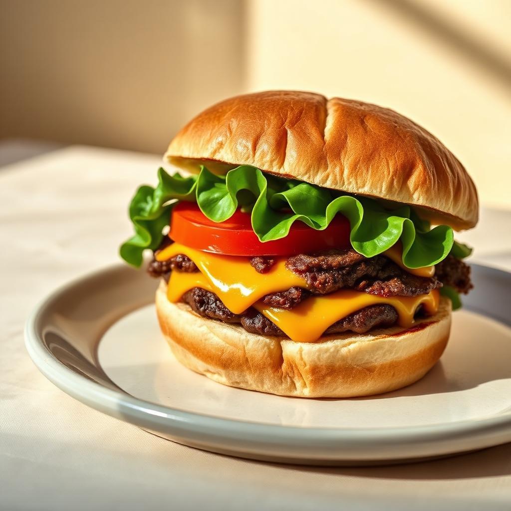 Smash cheeseburger