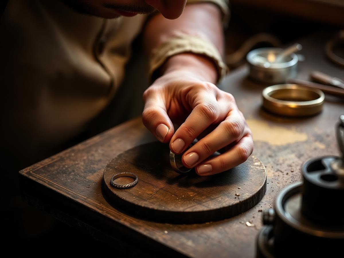 Formed by hand
