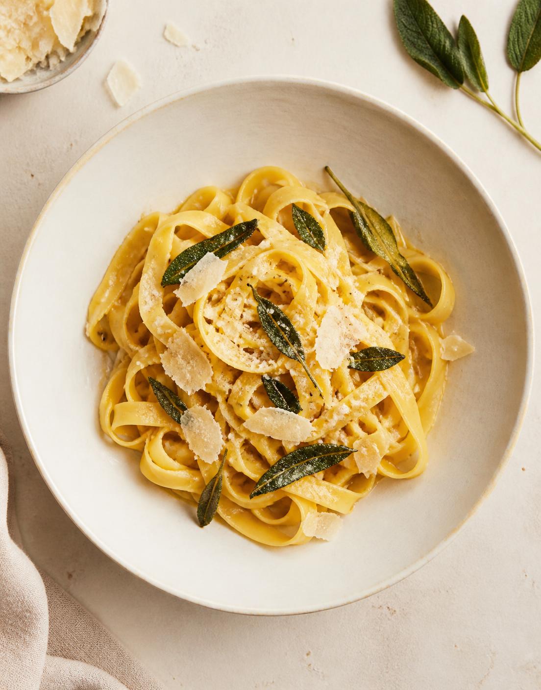 Tagliatelle, sage & brown butter