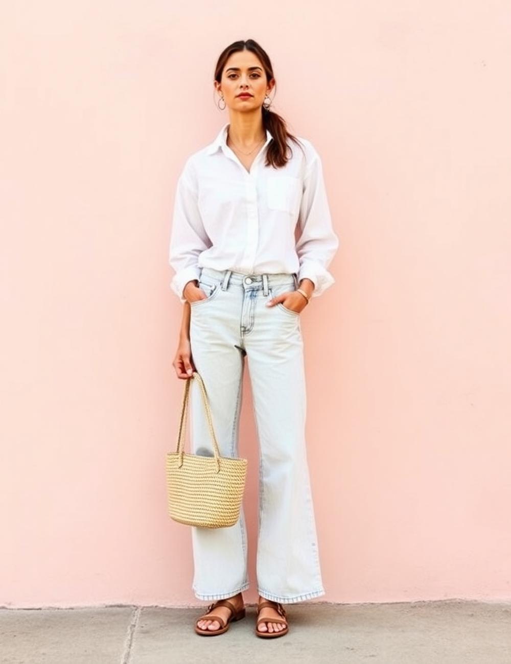 Look 01 — Garden lunch