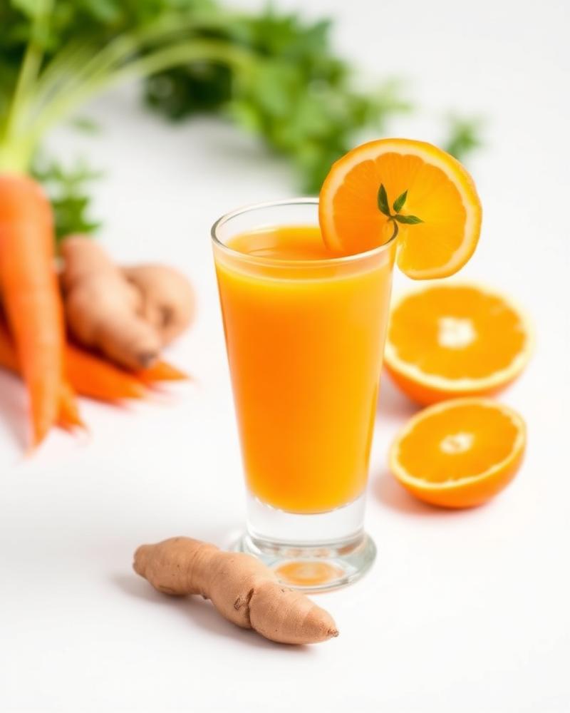 Orange juice being poured