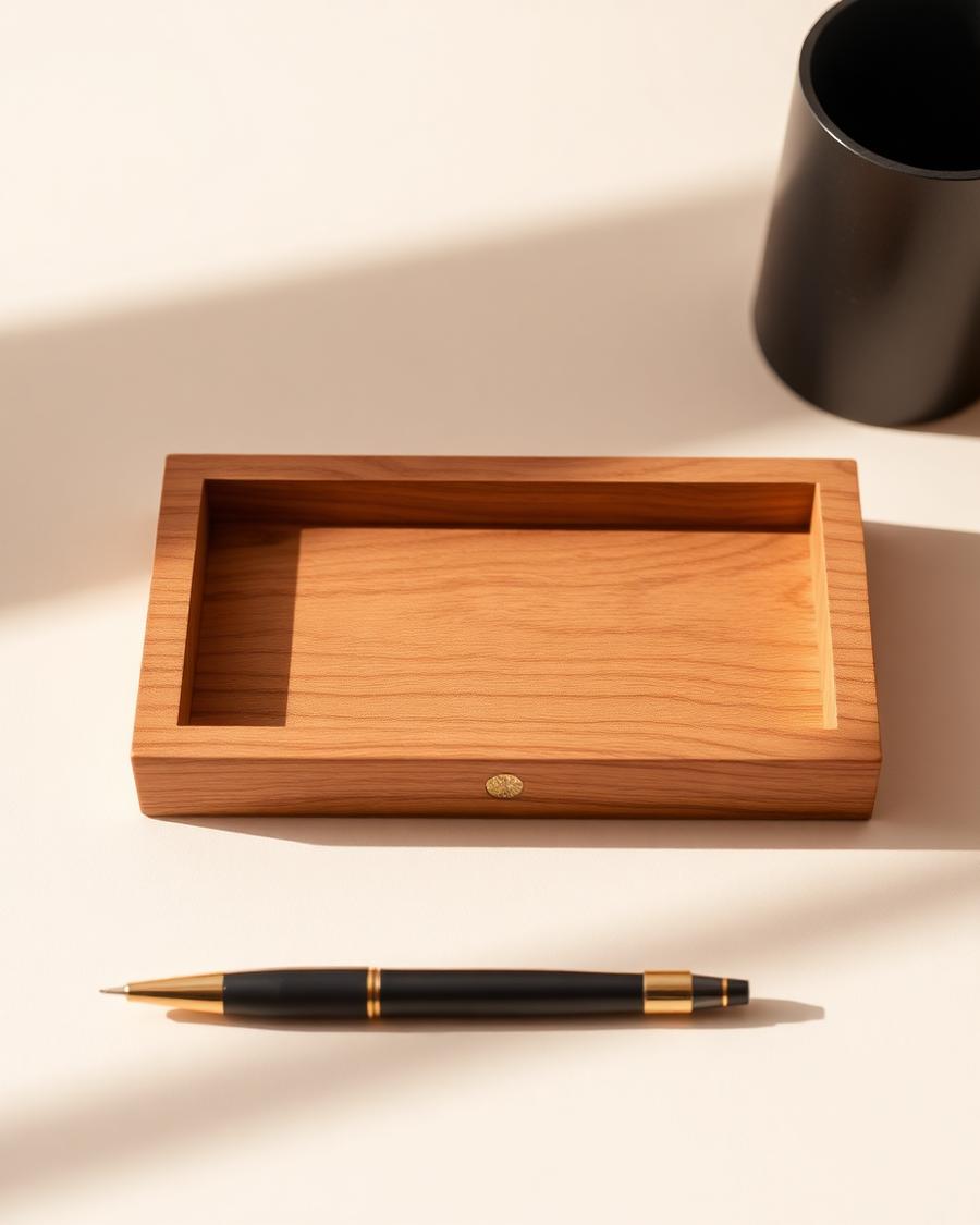 Oak Pen Tray