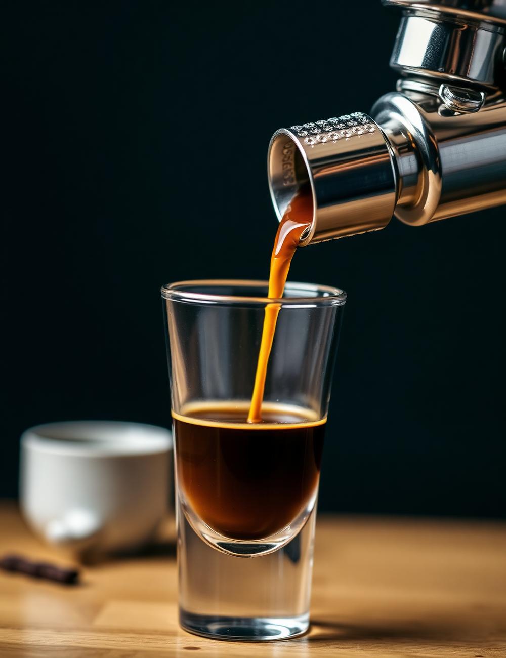 Pouring a filter coffee